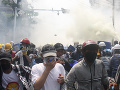 Protesty v Mjanmarsku Protesty v Mjanmarsku