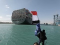 Loď Ever Given opúšťa Suezský prieplav po minulej nehode