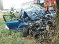 FOTO Tragická dopravná nehoda pri Šintave: Vyžiadala si jednu obeť