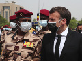 FOTO Macron na Débyho FOTO Macron na Débyho