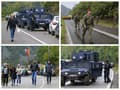 VIDEO Napätie medzi Kosovom a Srbskom sa stupňuje: Belehrad poslal k hranici obrnené vozidlá!