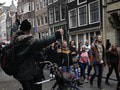 Protest proti pandemickým opatreniam v Holandsku