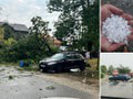 Časťou Slovenska sa v sobotu prehnali silné búrky: Padali krúpy, strhávalo strechy a trampolína vo vzduchu!