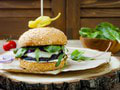 FOTORECEPT Portobello burger: Vegetariánska