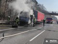 AKTUÁLNE Pre požiar nákladného vozidla na D2 v smere na Kúty rátajte s obmedzeniami!