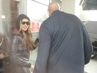 Beyoncé pristála v piatok popoludní na letisku v Bratislave.