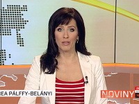 Andrea Pálffy-Belányi sa prihovárala televíznym divákom s novým imidžom. 