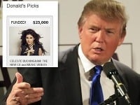 Celeste Buckingham si prilepšila o 25 tisíc dolárov od Donalda Trumpa.  
