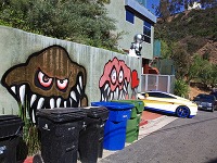Susedom Chrisa Browna prekáža grafiti na spevákovom dome