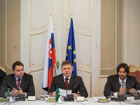 Peter Kažimír, Robert Fico a Robert Kaliňák Peter Kažimír, Robert Fico a Robert Kaliňák
