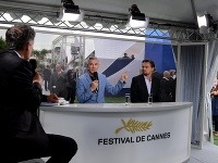 Tlačová konferencia k európskej premiére filmu Veľký Gatsby v Cannes.