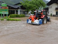 Záplavy trápia aj susedné Rakúsko