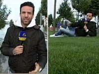 Roman Juraško úlohu seriózneho spravodajcu úplne nezvládol. Roman Juraško úlohu seriózneho spravodajcu úplne nezvládol.
