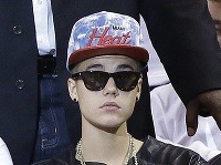 Justin Bieber na basketbalovom zápase