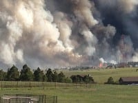 Lesný požiar v Colorade