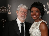 George Lucas s manželkou Mellody Hobson
