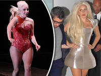 Zaoblená Lady Gaga pred niekoľkými mesiacmi a v súčasnosti, s vylepšeným zovňajškom, ku ktorému si pravdepodobne dopomohla pod rukami plastického chirurga.