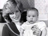 Princ William ako dieťa so svojou mamou Dianou