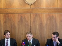 Ľuboš Blaha, Robert Fico a Andrej Kolesík Ľuboš Blaha, Robert Fico a Andrej Kolesík