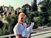 Barbora Chlebcová má syna Filipka. 