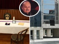 Za zosnulého Jozefa Bednárika zapálili v jeho rodnej obci pamätnú sviecu. Na novej budove SND visela čierna zástava. Za zosnulého Jozefa Bednárika zapálili v jeho rodnej obci pamätnú sviecu. Na novej budove SND visela čierna zástava.
