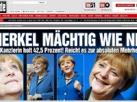 O víťazstve Angely Merkelovej informujú domáce aj zahraničné portály.