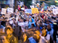 Protesty proti zlatej bani v Transylvánii neutíchajú