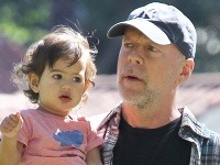 Bruce Willis s najmladšou dcérkou Mabel