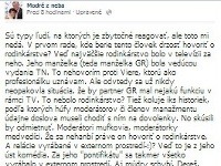 Status, ktorý na fanúšikovskej stránke Modrého z neba uverejnil Vilo Rozboril, uvádzame v kompletnom znení.