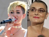 Miley Cyrus a Sinéad O'Connor