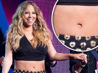 Odvážna Mariah Carey ukázala svoje ploché brucho upravené plastickým chirurgom.