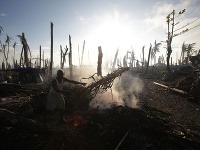 Štyri milióny ľudí ostalo po tajfúne bez domova