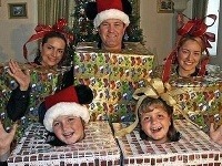 Najhoršie vianočné rodinné portréty