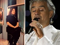 Adriana Kučerová pri svojich slovách akosi pozabudla na to, že spevák Andrea Bocelli je slepý. 