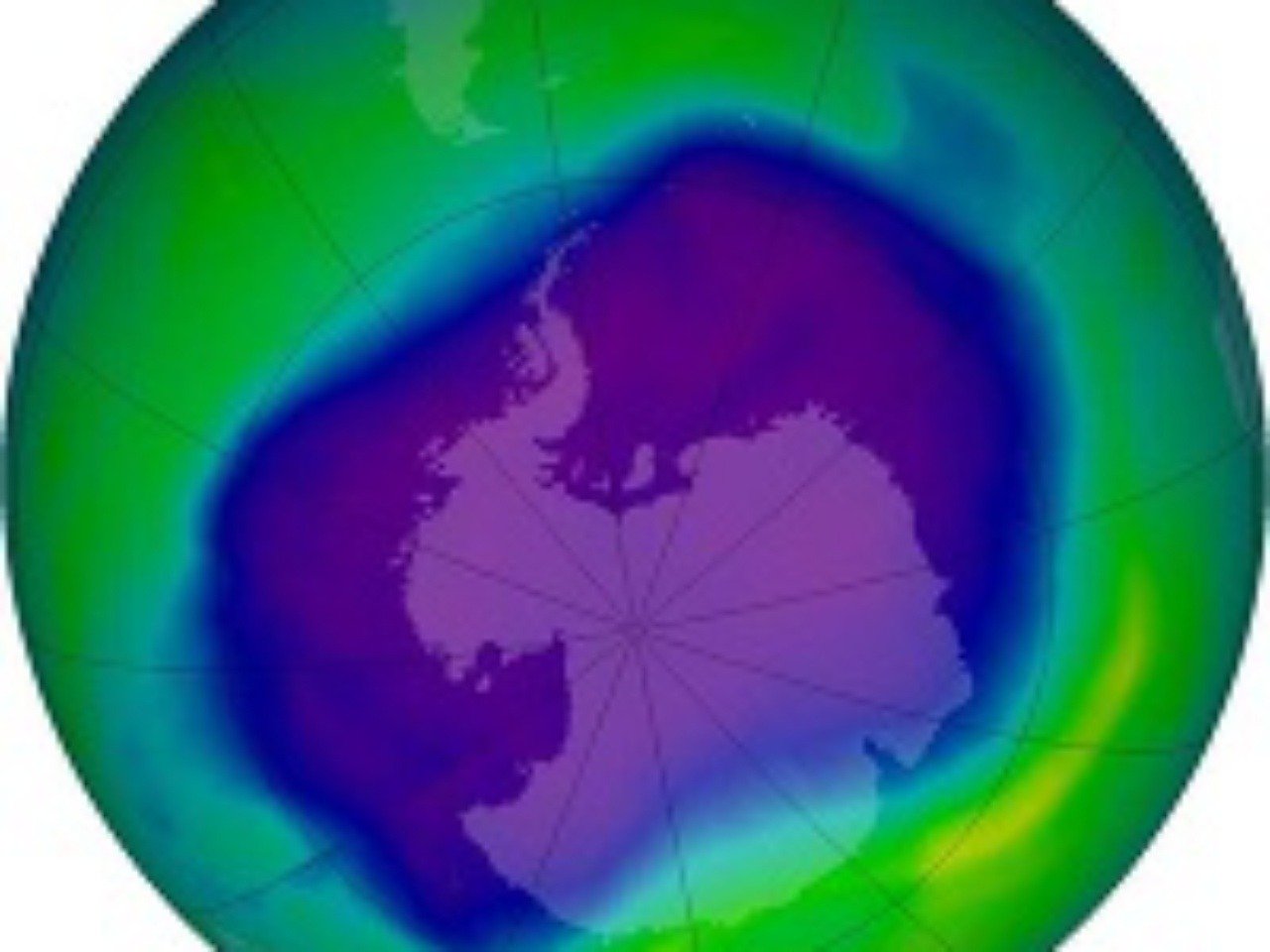 Ozónová diera nad Antarktídou