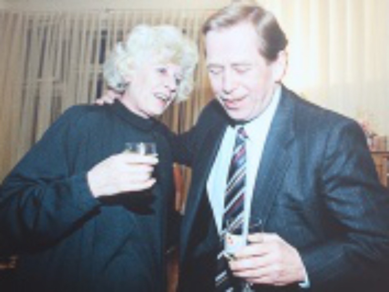 Václav Havel s prvou manželkou Olgou