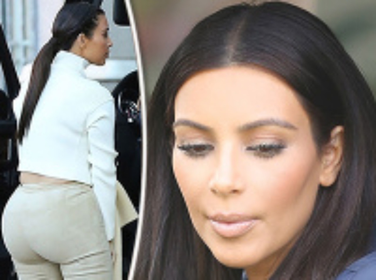 Kim Kardashian nevyzerá vábne spredu ani zozadu.
