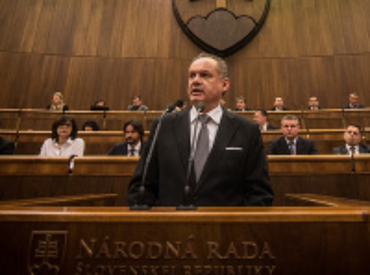 Andrej Kiska v parlamente