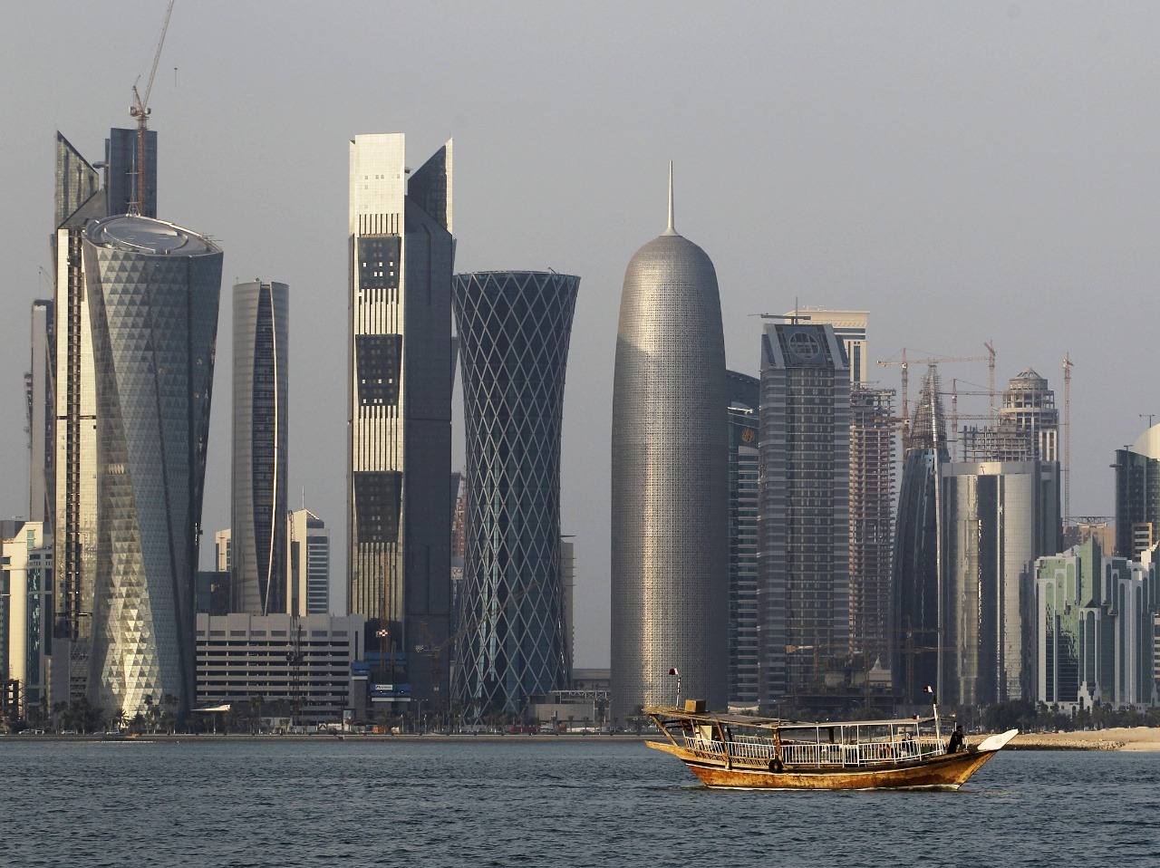 Mesto Doha v Katare.