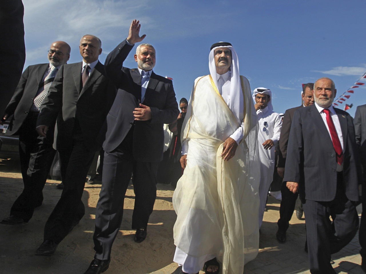 Bývalý emir Šejk Hamad bin Khalifa al-Thani