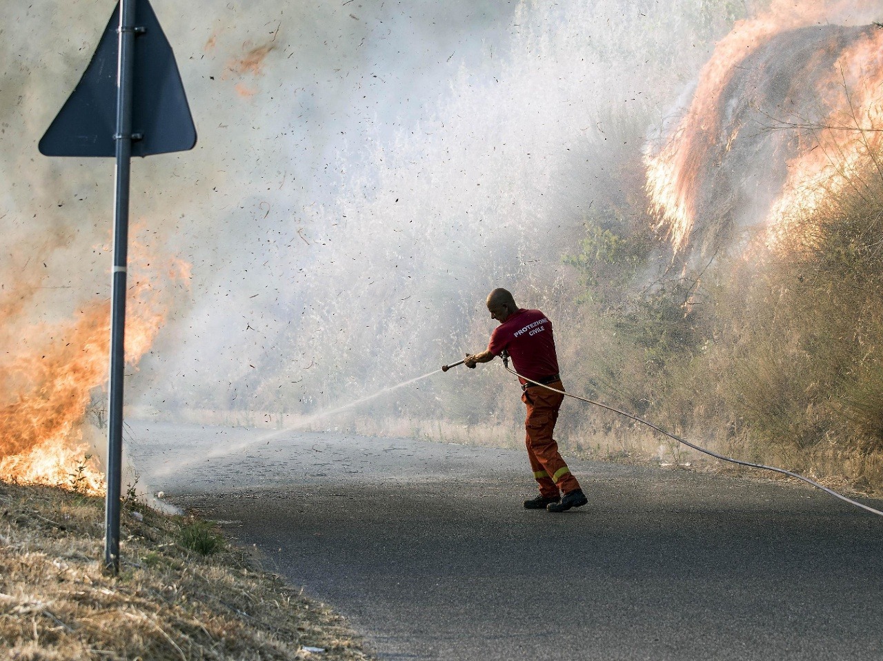 Lesné požiare v Taliansku