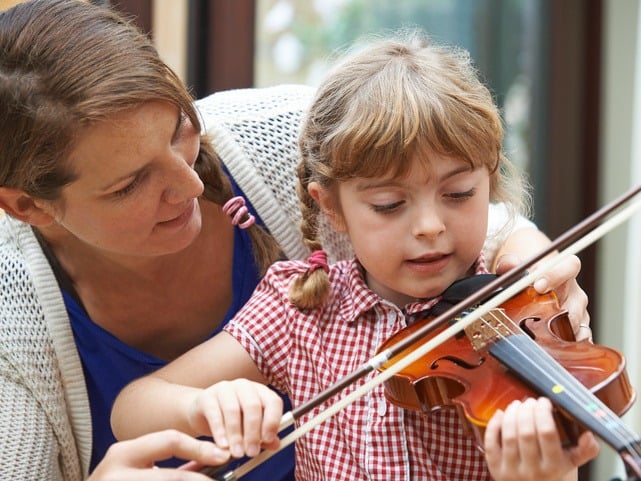 Učenie sa na husliach