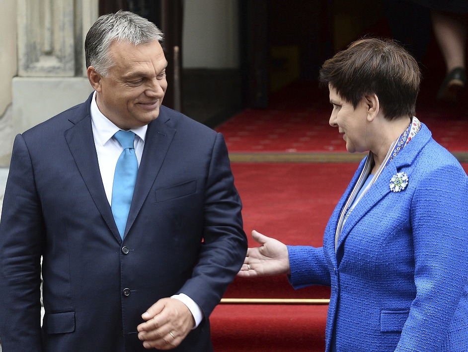 Viktor Orbán sa stretol s Beatou Szydlovou