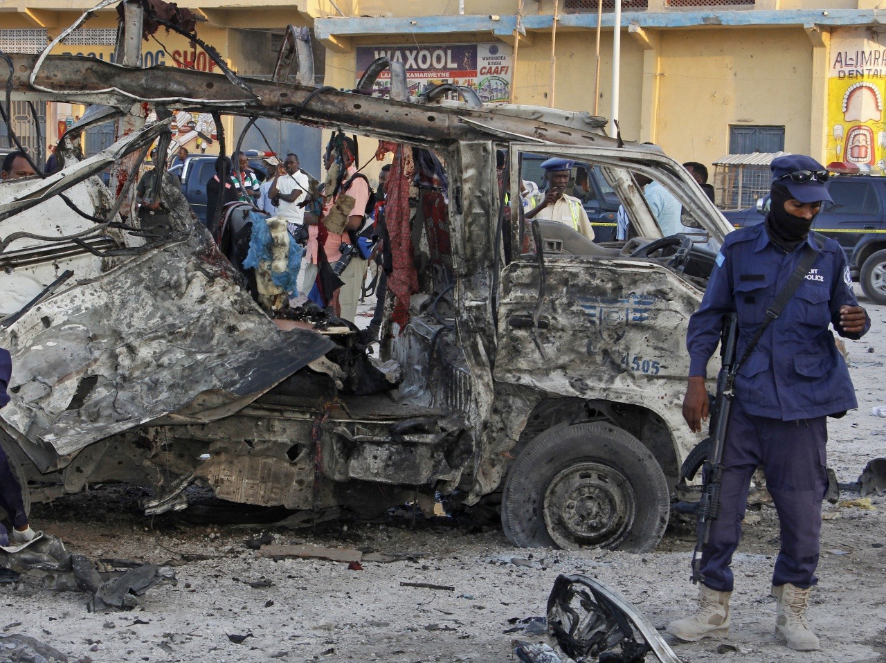 Výbuch bomby v Mogadiši