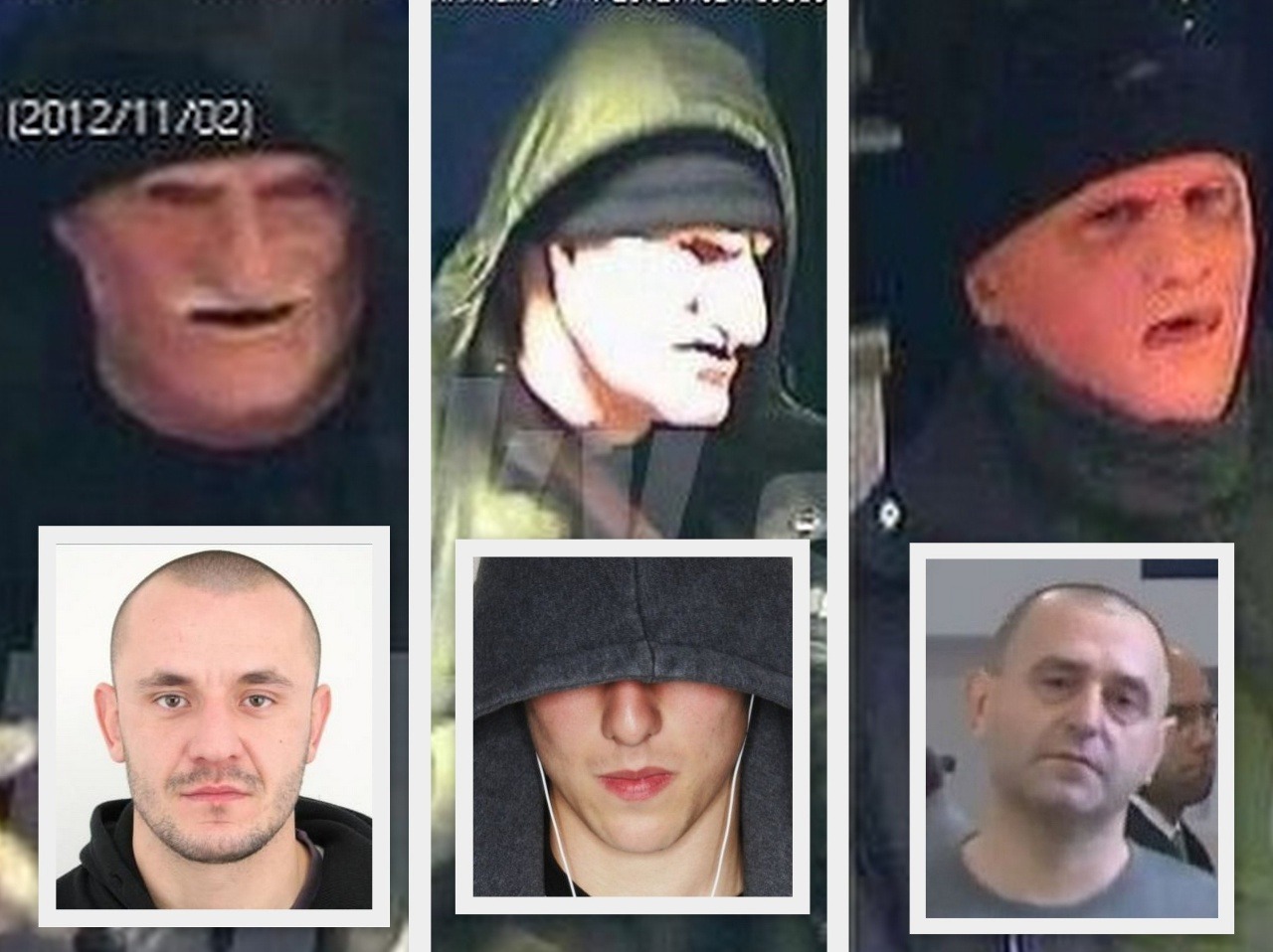 Gang maskovaných lupičov tvoril Anton, Jaroslav a Jozef. Jozef a Jaroslav čelia aj obvineniam v prípade vraždy Ernesta Valka.
