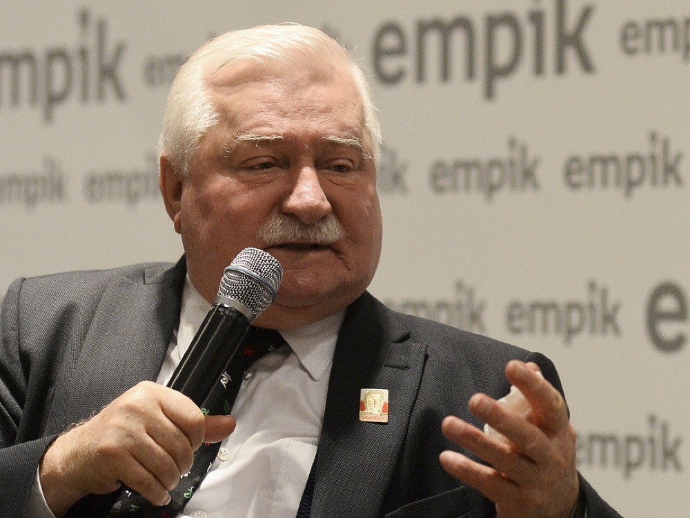 Na snímke bývalý poľský prezident Lech Walesa