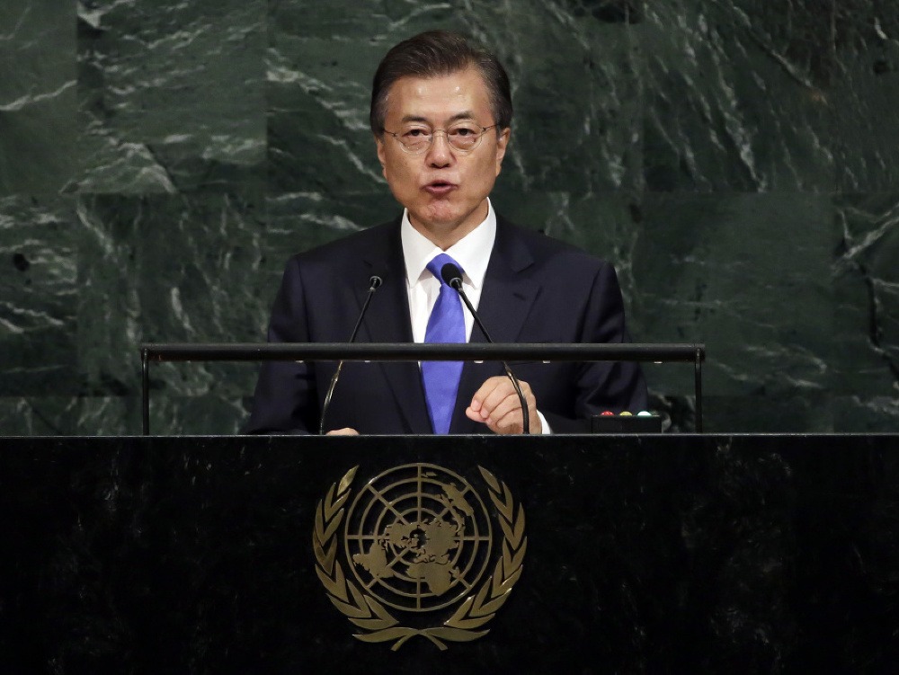 Juhokórejský prezident Mun Če-in