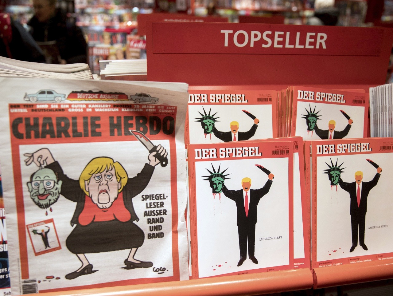 Jedna z edícií Charlie Hebdo