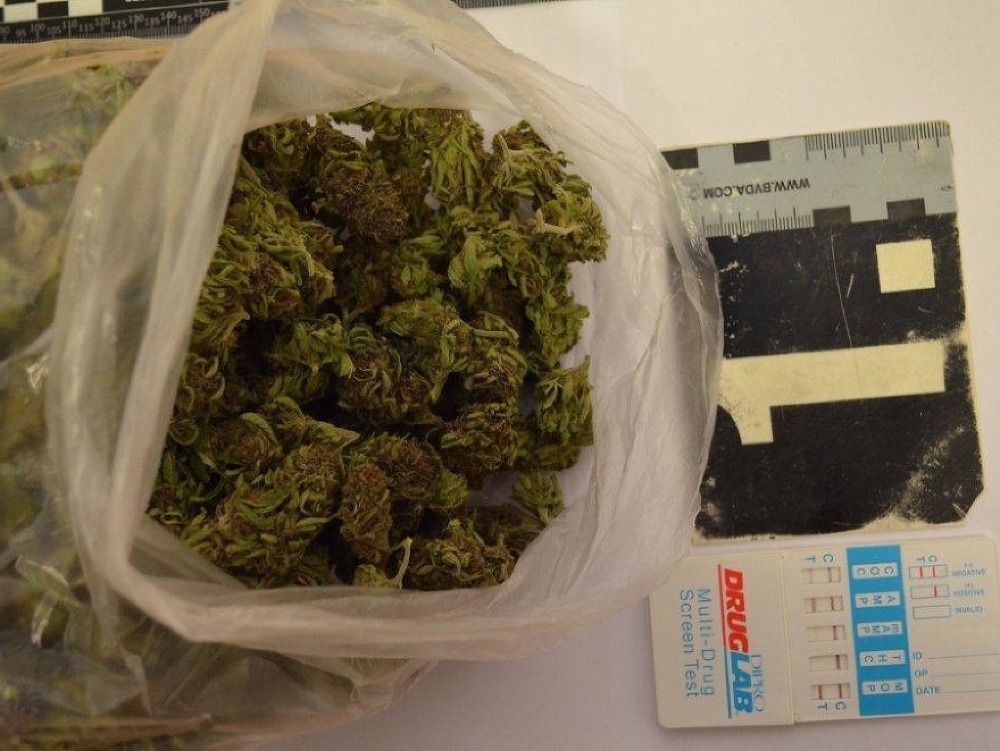 Nájdený balíček marihuany