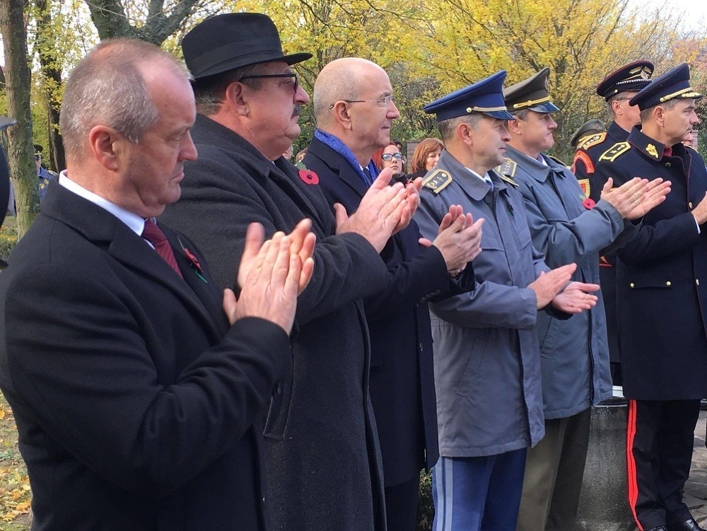 Deň vojnových veteránov, ktorého sa zúčastnil aj minister obrany Peter Gajdoš.